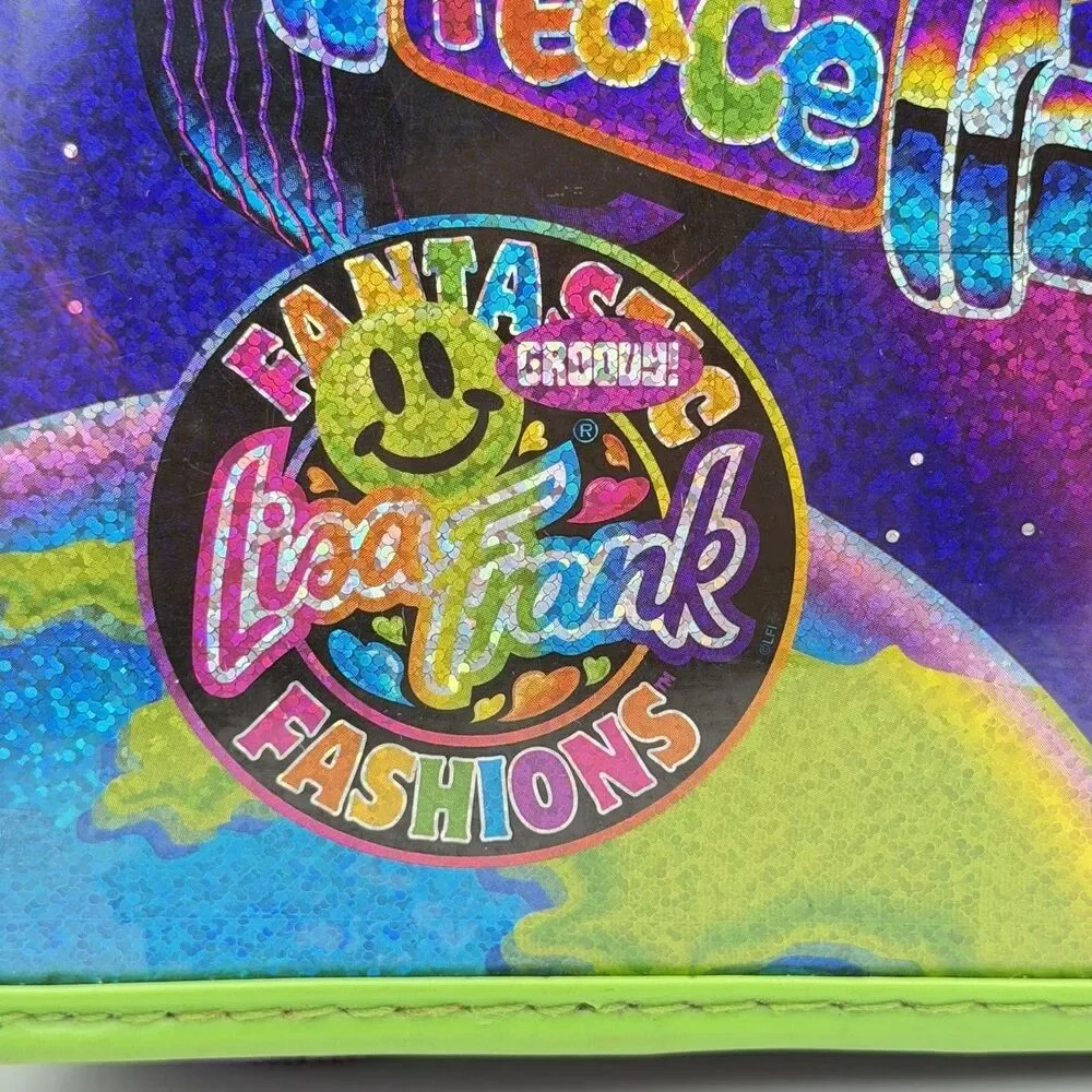 Vintage Lisa Frank Zoomer & Zorbit Aliens 3 Ring Binder Trapper Keeper Zip READ